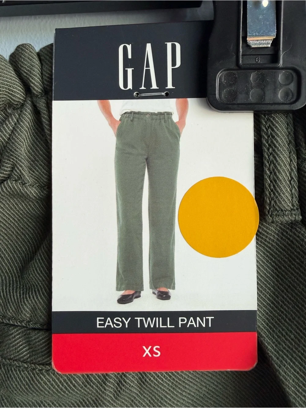 Gap Women's Green Easy Twill Pull On Pants Size XS
